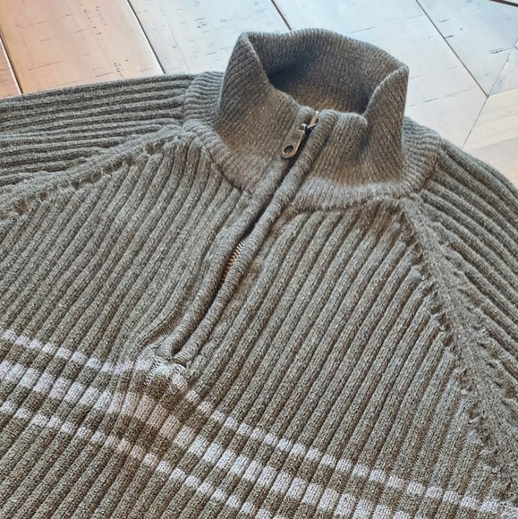 American Rag Ribbed Half Zip Sweater - Picture 2 of 6